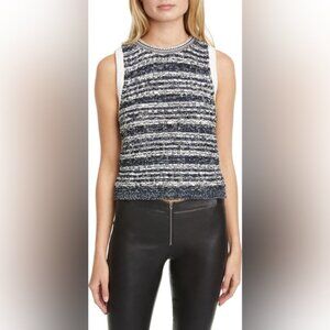 Alice and Olivia REVA Textured Stitch Sweater Tank Size X-Small